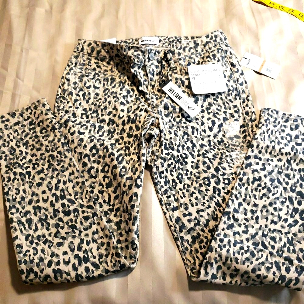 William Rast Cheetah print pants NWT